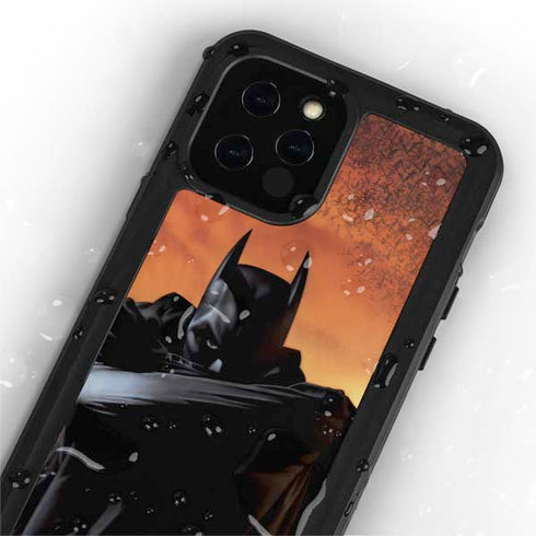 DC Comics Batman Begins Art iPhone 12 Pro Waterproof Case
