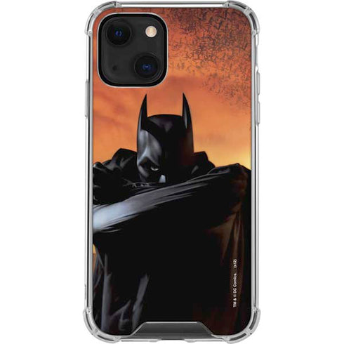 DC Comics Batman Begins Art iPhone 14 Plus Clear Case