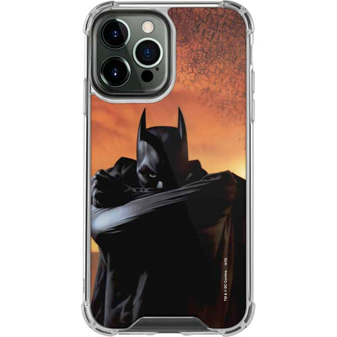 DC Comics Batman Begins Art iPhone 14 Pro Max Clear Case