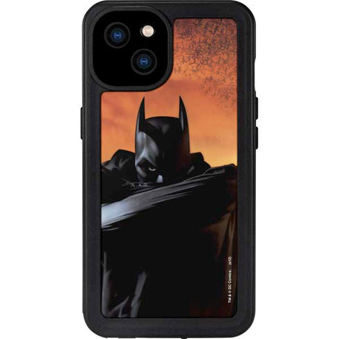 DC Comics Batman Begins Art iPhone 15 Plus Waterproof Case