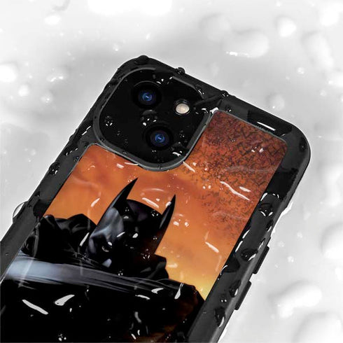 DC Comics Batman Begins Art iPhone 15 Plus Waterproof Case
