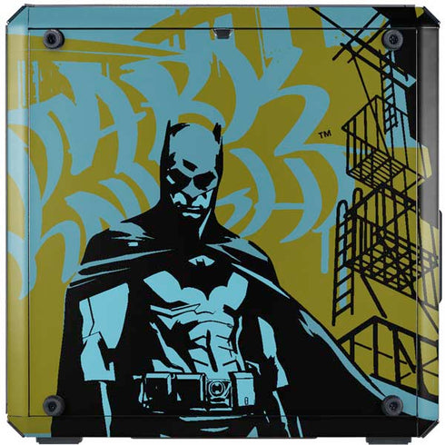 DC Comics Batman Poster Abstract Cooler Master MasterBox Q300L Mini Tower Skin