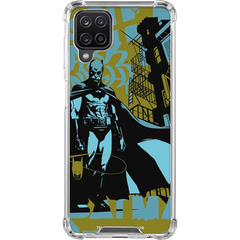 DC Comics Batman Poster Abstract Galaxy A12 Clear Case