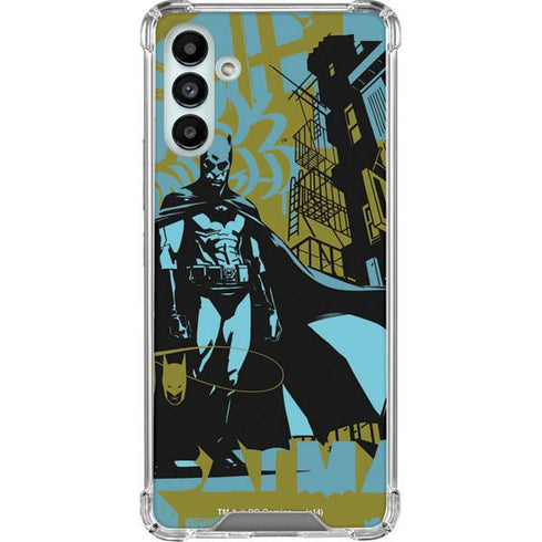DC Comics Batman Poster Abstract Galaxy A13 5G Clear Case