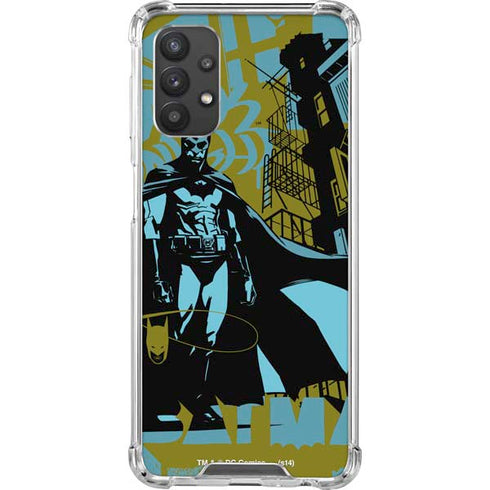 DC Comics Batman Poster Abstract Galaxy A32 5G Clear Case