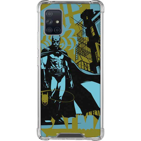 DC Comics Batman Poster Abstract Galaxy A51 5G Clear Case