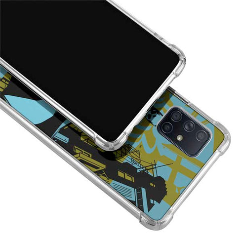 DC Comics Batman Poster Abstract Galaxy A51 5G Clear Case