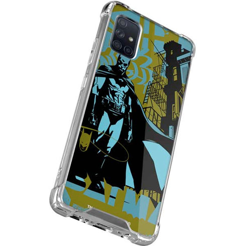 DC Comics Batman Poster Abstract Galaxy A51 5G Clear Case