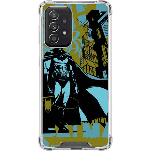 DC Comics Batman Poster Abstract Galaxy A52 5G Clear Case
