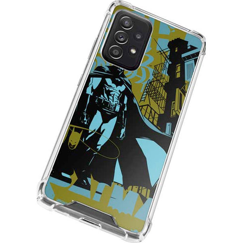 DC Comics Batman Poster Abstract Galaxy A52 5G Clear Case