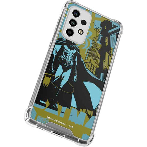 DC Comics Batman Poster Abstract Galaxy A53 5G Clear Case