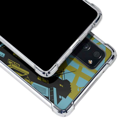 DC Comics Batman Poster Abstract Galaxy S20 FE Clear Case