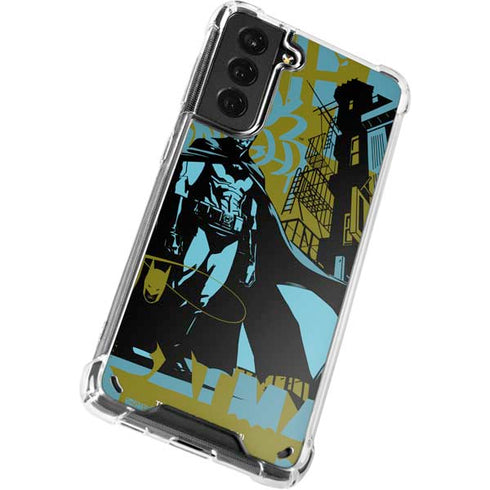 DC Comics Batman Poster Abstract Galaxy S21 Plus 5G Clear Case