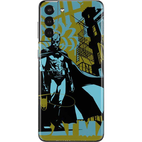 DC Comics Batman Poster Abstract Galaxy S21 Plus 5G Skin