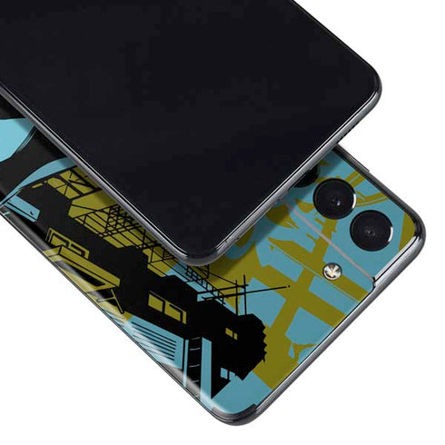 DC Comics Batman Poster Abstract Galaxy S21 Plus 5G Skin