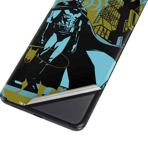 DC Comics Batman Poster Abstract Galaxy S21 Plus 5G Skin