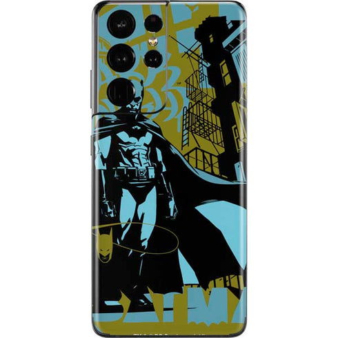 DC Comics Batman Poster Abstract Galaxy S21 Ultra 5G Skin