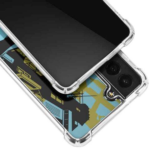 DC Comics Batman Poster Abstract Galaxy S22 Plus Clear Case