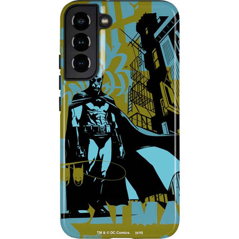 DC Comics Batman Poster Abstract Galaxy S22 Plus Pro Case