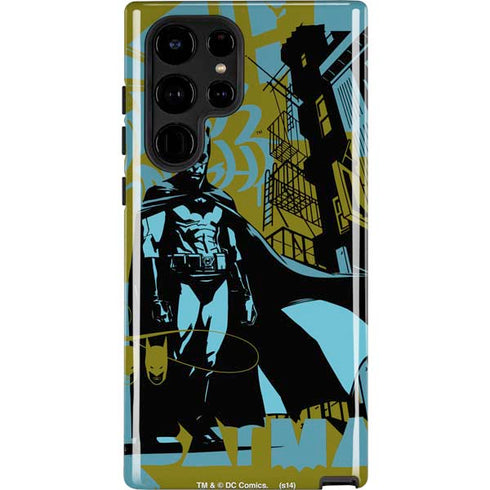 DC Comics Batman Poster Abstract Galaxy S22 Ultra Pro Case