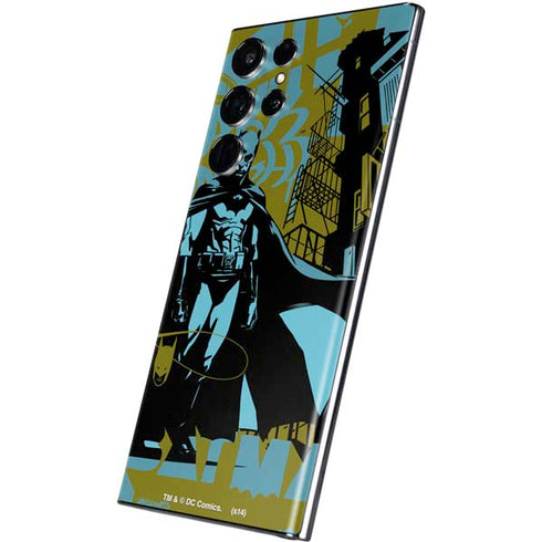 DC Comics Batman Poster Abstract Galaxy S22 Ultra Skin