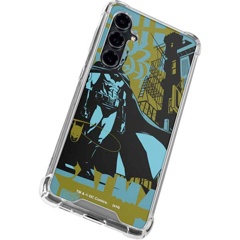 DC Comics Batman Poster Abstract Galaxy S23 FE Clear Case