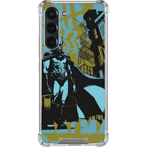 DC Comics Batman Poster Abstract Galaxy S23 Plus Clear Case