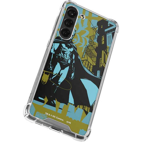 DC Comics Batman Poster Abstract Galaxy S23 Plus Clear Case