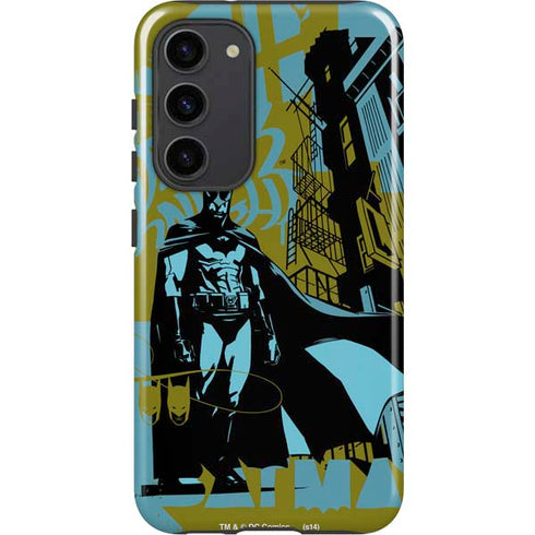 DC Comics Batman Poster Abstract Galaxy S23 Plus Pro Case