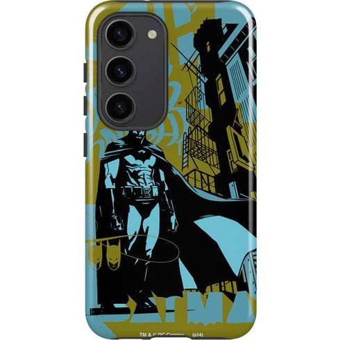 DC Comics Batman Poster Abstract Galaxy S23 Pro Case