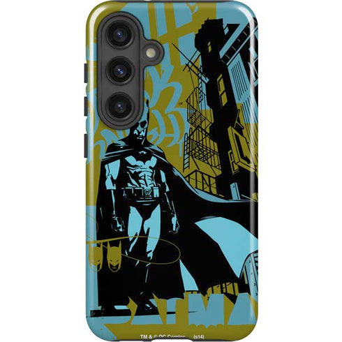 DC Comics Batman Poster Abstract Galaxy S24 Impact Case