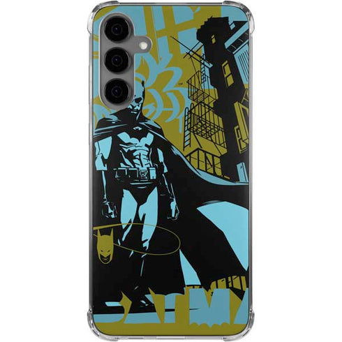 DC Comics Batman Poster Abstract Galaxy S24 Plus Clear Case