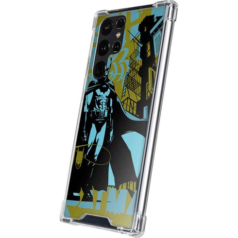 DC Comics Batman Poster Abstract Galaxy S24 Ultra Clear Case