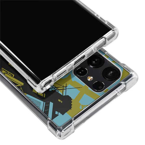DC Comics Batman Poster Abstract Galaxy S24 Ultra Clear Case