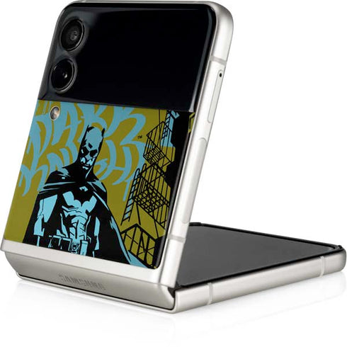 DC Comics Batman Poster Abstract Galaxy Z Flip3 5G Skin