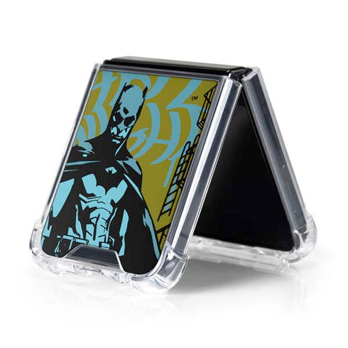 DC Comics Batman Poster Abstract Galaxy Z Flip5 5G Clear Case