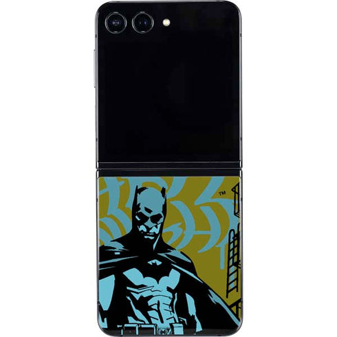 DC Comics Batman Poster Abstract Galaxy Z Flip5 5G Skin