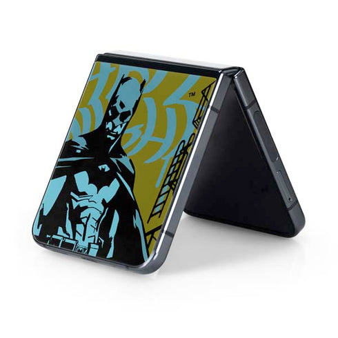DC Comics Batman Poster Abstract Galaxy Z Flip5 5G Skin