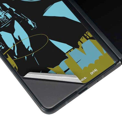 DC Comics Batman Poster Abstract Galaxy Z Fold3 5G Skin
