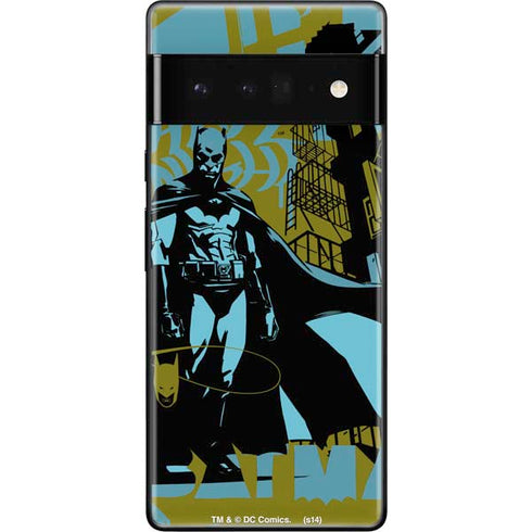 DC Comics Batman Poster Abstract Google Pixel 6 Pro Skin
