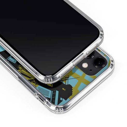 DC Comics Batman Poster Abstract iPhone 11 Clear Case