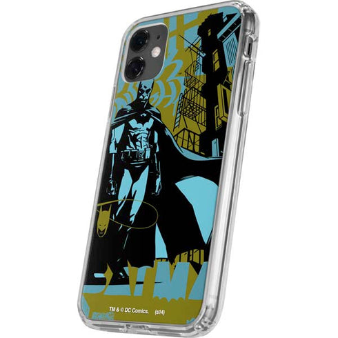 DC Comics Batman Poster Abstract iPhone 11 Clear Case