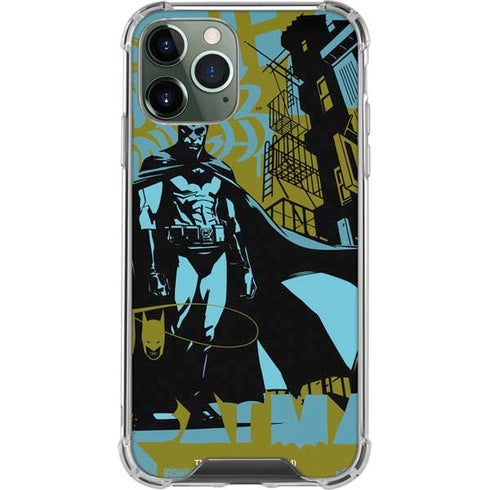 DC Comics Batman Poster Abstract iPhone 11 Pro Max Clear Case