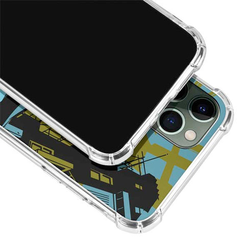 DC Comics Batman Poster Abstract iPhone 11 Pro Max Clear Case