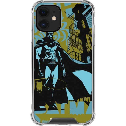 DC Comics Batman Poster Abstract iPhone 12 Clear Case