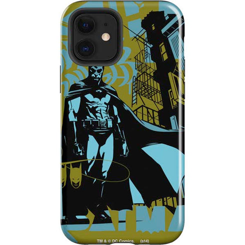 DC Comics Batman Poster Abstract iPhone 12 Impact Case