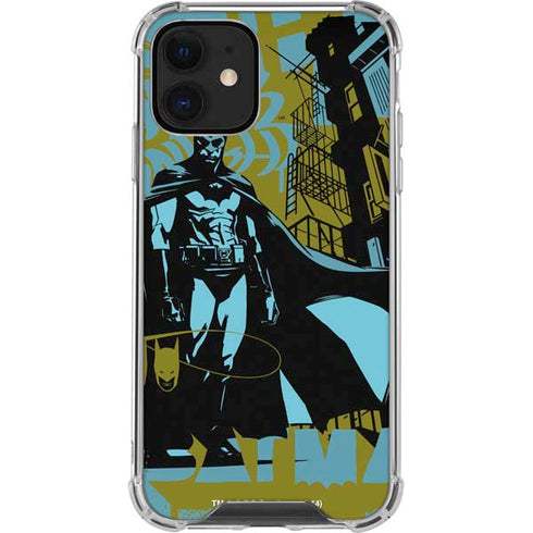 DC Comics Batman Poster Abstract iPhone 12 Mini Clear Case
