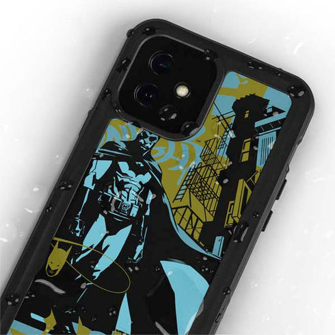 DC Comics Batman Poster Abstract iPhone 12 Mini Waterproof Case