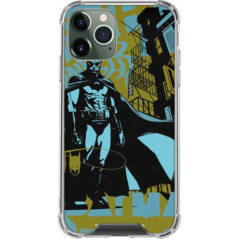 DC Comics Batman Poster Abstract iPhone 12 Pro Clear Case