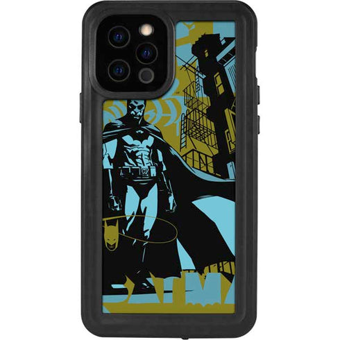 DC Comics Batman Poster Abstract iPhone 12 Pro Waterproof Case